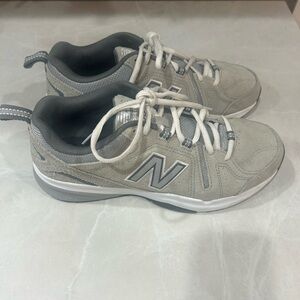 Men's Gray suede New Balance shoes.